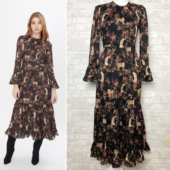 Generation Love Dresses & Skirts - GENERATION LOVE NWOT Blaine Leopard Maxi Dress XS
